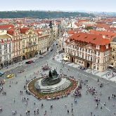 Czech Republic - Prague - Old Town Square in the foreground
