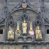 Czech Republic - Prague - Detail on main bridge Tower