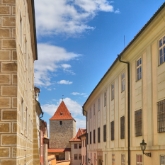 Czech Republic - Prague Castle - Jirska Lane, leading to Golden Lane