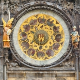 Czech Republic - Prague - lower Astronomical Clock on the Old Town Hall tower