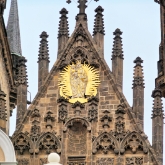 Czech Republic - Prague - Detail of Church of Our Lady before Tyn, by the Old Town Squre