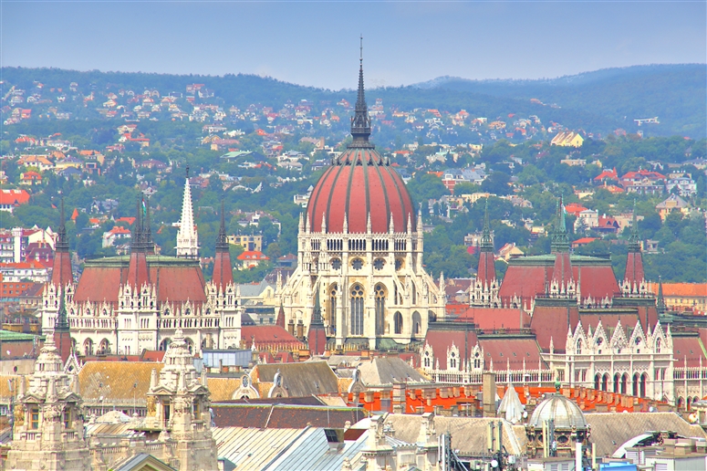 Panoramic views of Budapest