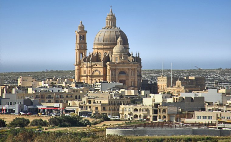 Malta_2470_Gozo_Xewkija_Church of St John the Baptist_or Rotunda Church_m