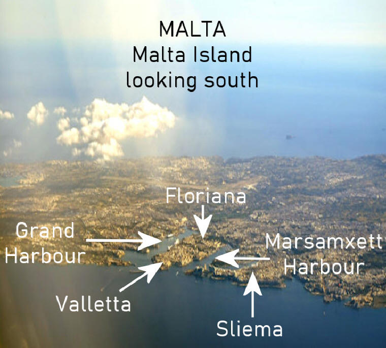 Malta map