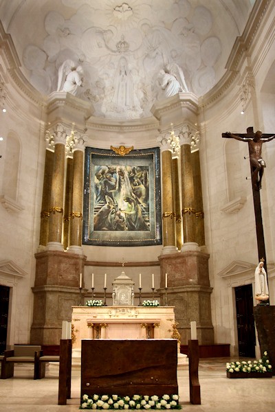 Inside the Basilica of Our Lady of the Rosary