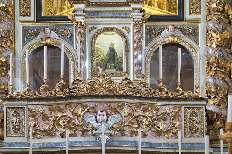 Inside the Church of Nazaré